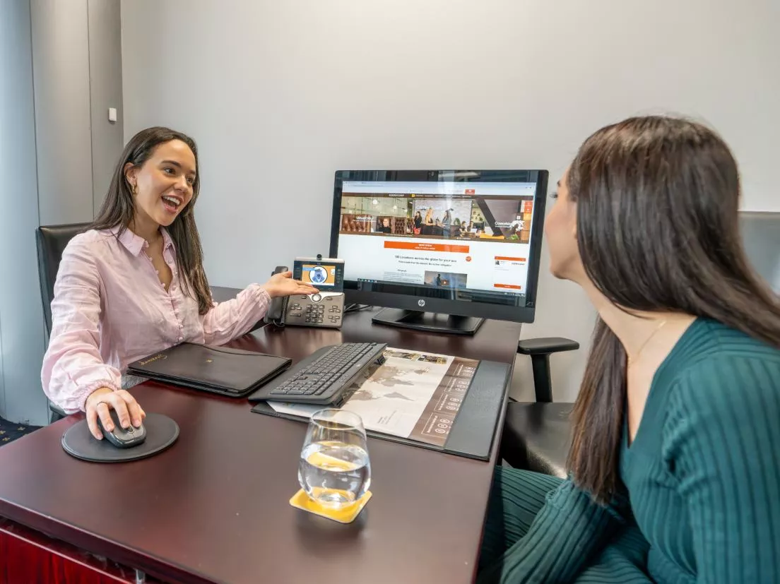 Clients in a private, serviced offices in Servcorp Chifley Tower