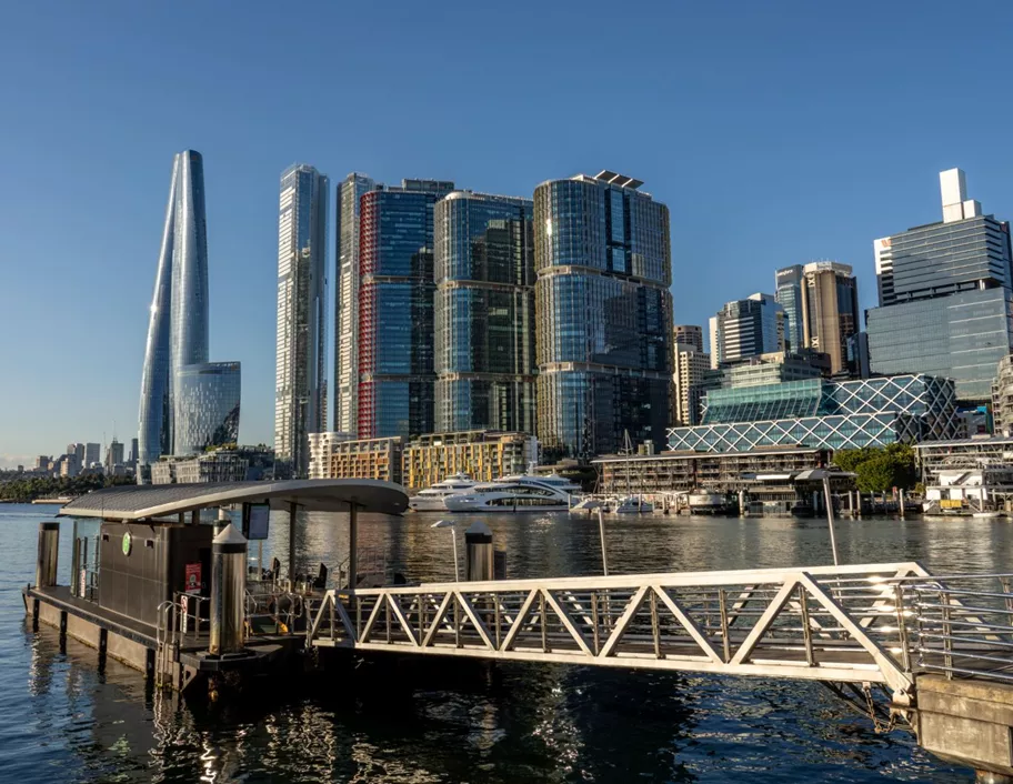 A-Grade Building outdoor from a distance Servcorp Barangaroo Tower 1